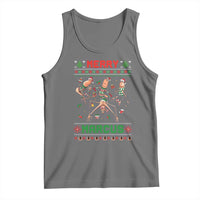 Funny Merry Marcus Tank Top Ugly Christmas Marcus The Worm Meme Gift - Wonder Print Shop