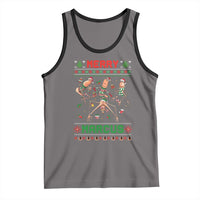 Funny Merry Marcus Tank Top Ugly Christmas Marcus The Worm Meme Gift - Wonder Print Shop