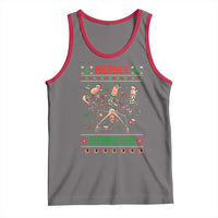 Funny Merry Marcus Tank Top Ugly Christmas Marcus The Worm Meme Gift - Wonder Print Shop
