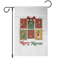 Christmas Marcus The Worm Meme Garden Flag Funny Merry Marcus Gift - Wonder Print Shop