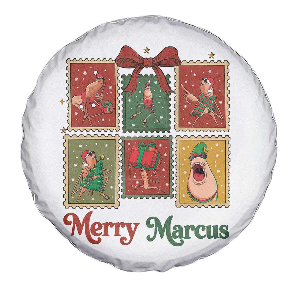 Christmas Marcus The Worm Meme Spare Tire Cover Funny Merry Marcus Gift - Wonder Print Shop