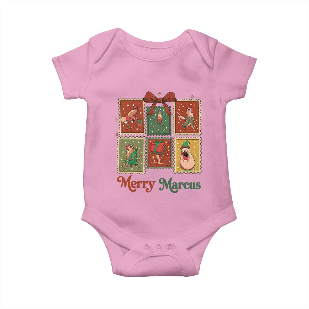 Christmas Marcus The Worm Meme Baby Onesie Funny Merry Marcus Gift - Wonder Print Shop