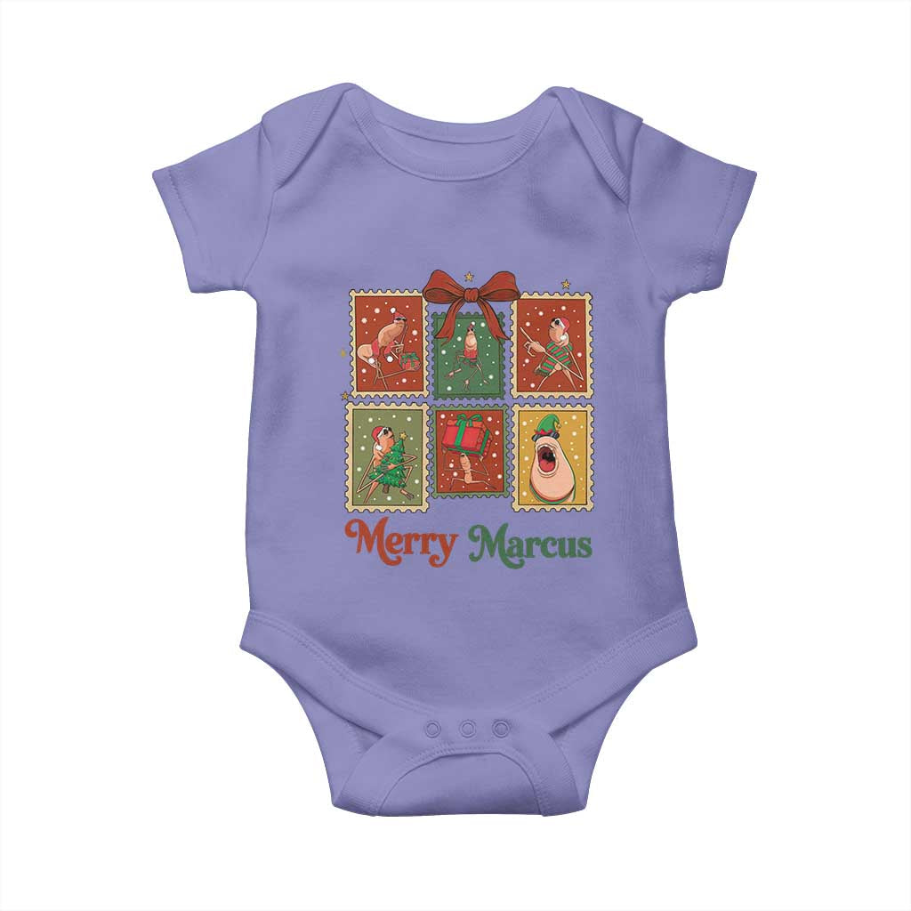 Christmas Marcus The Worm Meme Baby Onesie Funny Merry Marcus Gift - Wonder Print Shop