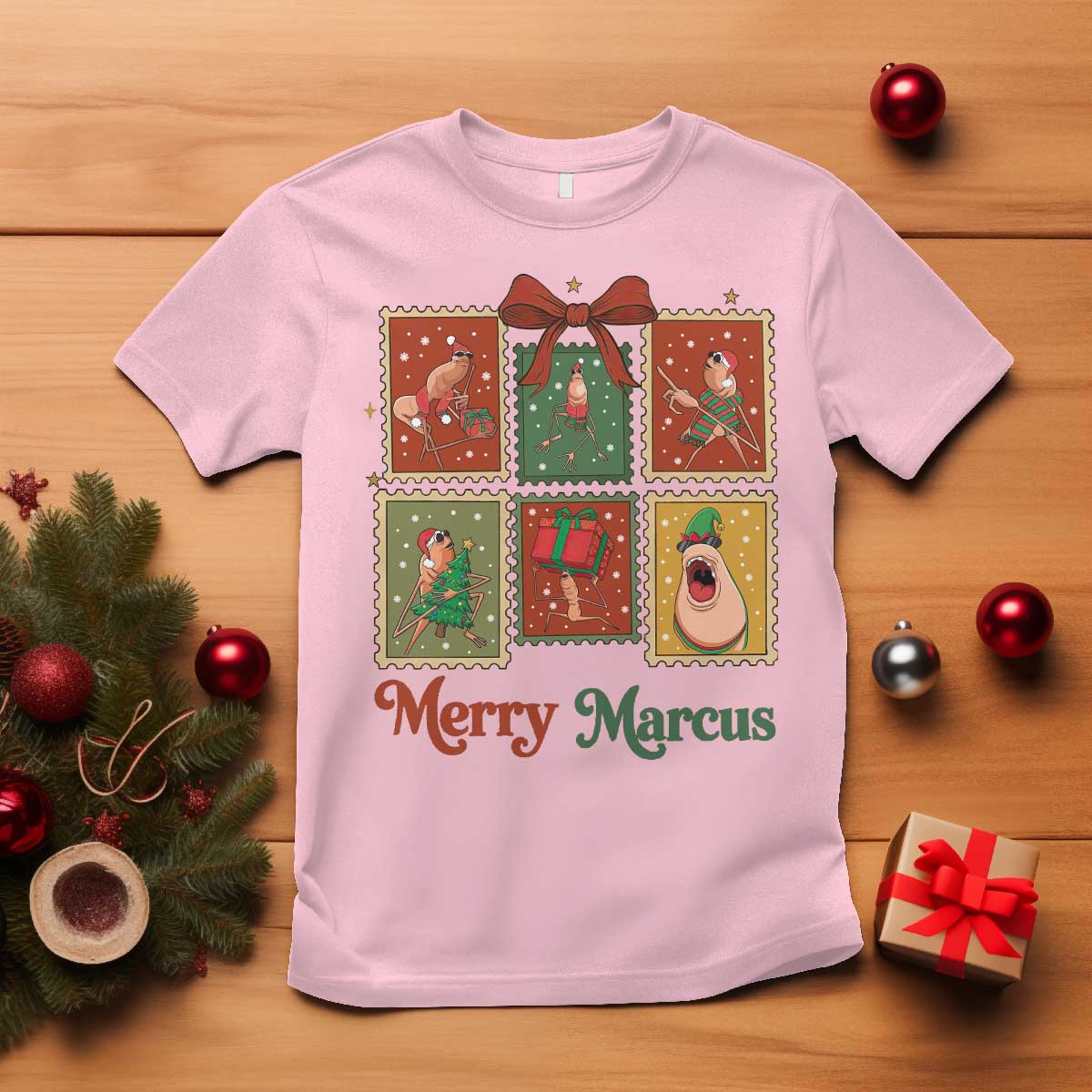 Christmas Marcus The Worm Meme T Shirt Funny Merry Marcus Gift - Wonder Print Shop