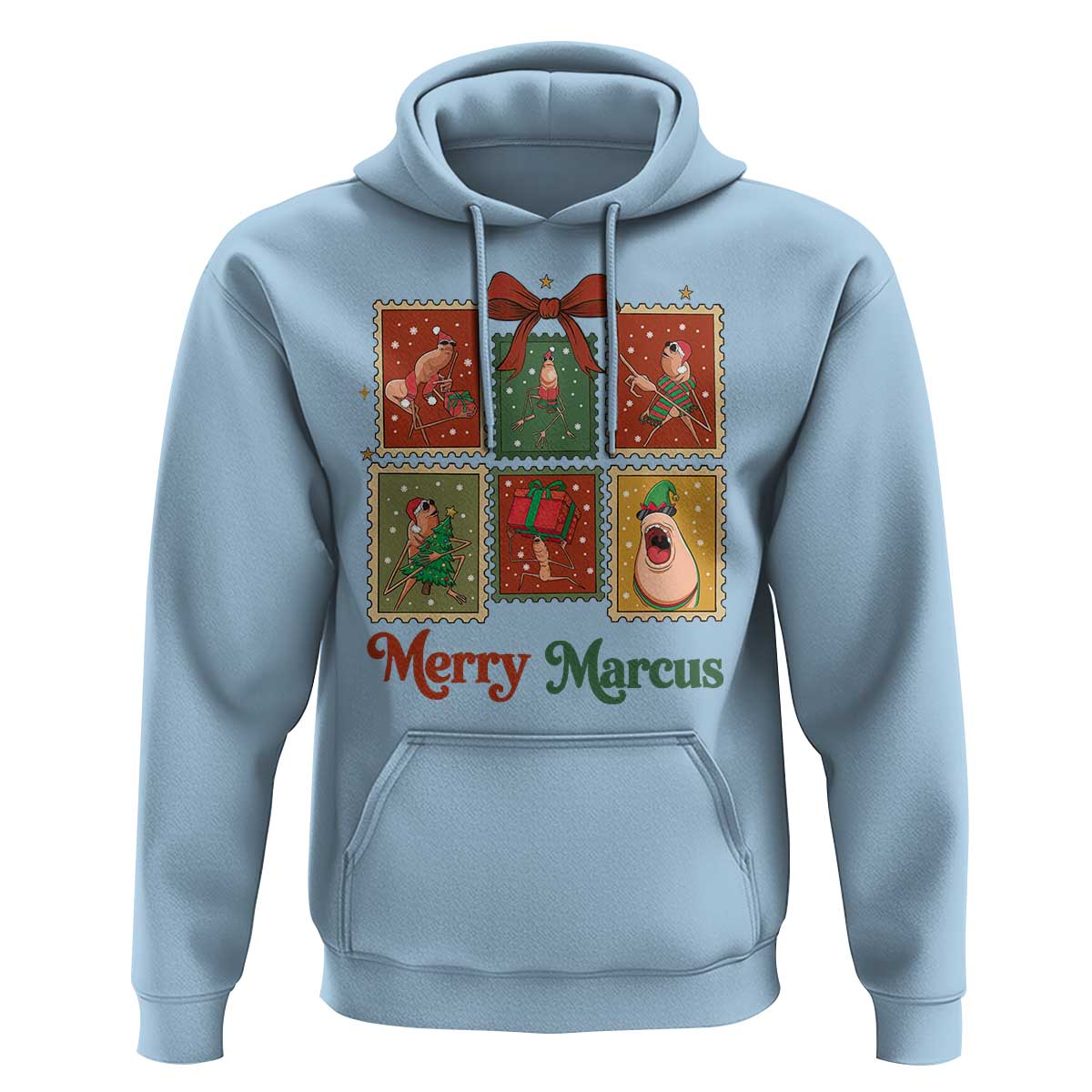 Christmas Marcus The Worm Meme Hoodie Funny Merry Marcus Gift - Wonder Print Shop