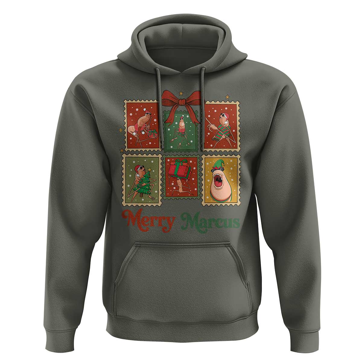 Christmas Marcus The Worm Meme Hoodie Funny Merry Marcus Gift - Wonder Print Shop