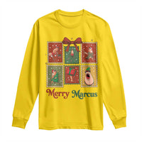 Christmas Marcus The Worm Meme Long Sleeve Shirt Funny Merry Marcus Gift - Wonder Print Shop