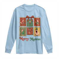 Christmas Marcus The Worm Meme Long Sleeve Shirt Funny Merry Marcus Gift - Wonder Print Shop