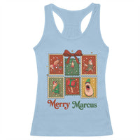 Christmas Marcus The Worm Meme Racerback Tank Top Funny Merry Marcus Gift - Wonder Print Shop