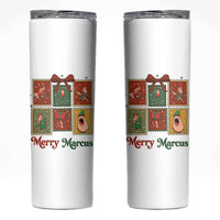 Christmas Marcus The Worm Meme Skinny Tumbler Funny Merry Marcus Gift - Wonder Print Shop
