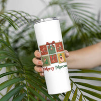 Christmas Marcus The Worm Meme Skinny Tumbler Funny Merry Marcus Gift - Wonder Print Shop