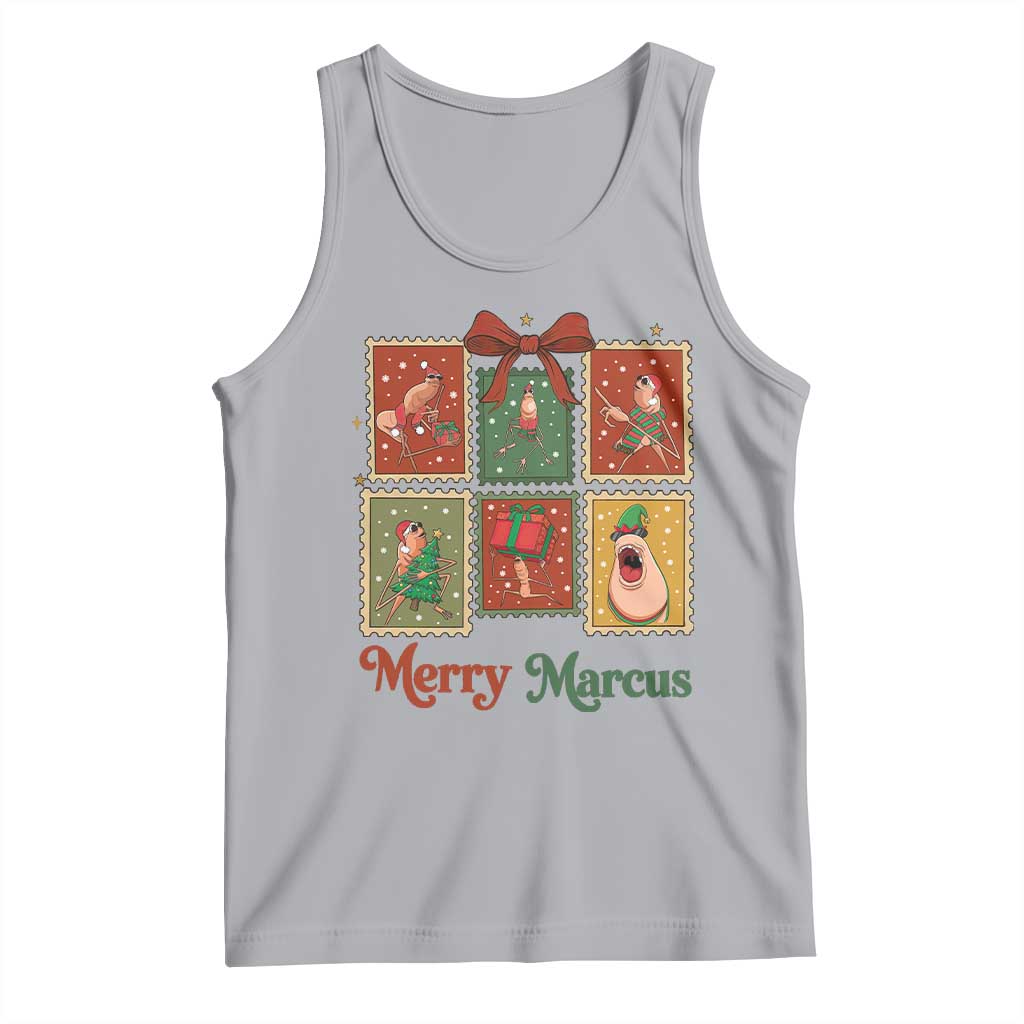 Christmas Marcus The Worm Meme Tank Top Funny Merry Marcus Gift - Wonder Print Shop
