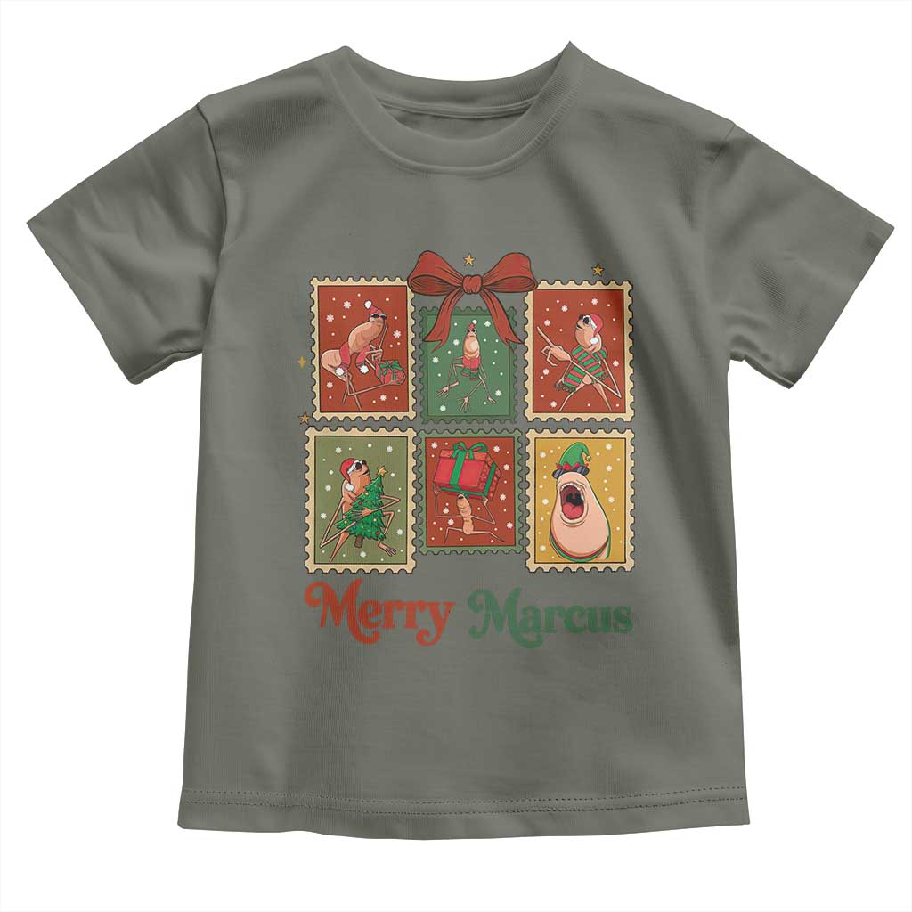 Christmas Marcus The Worm Meme Toddler T Shirt Funny Merry Marcus Gift - Wonder Print Shop