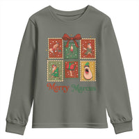 Christmas Marcus The Worm Meme Youth Sweatshirt Funny Merry Marcus Gift - Wonder Print Shop