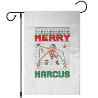 Marcus The Worm Meme Merry Marcus Garden Flag Funny Ugly Christmas Gift - Wonder Print Shop
