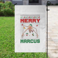 Marcus The Worm Meme Merry Marcus Garden Flag Funny Ugly Christmas Gift - Wonder Print Shop