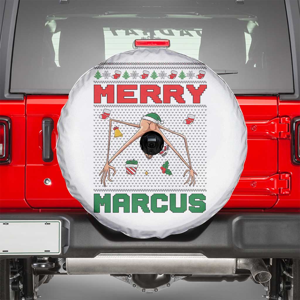 Marcus The Worm Meme Merry Marcus Spare Tire Cover Funny Ugly Christmas Gift - Wonder Print Shop