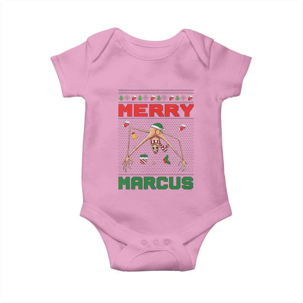 Marcus The Worm Meme Merry Marcus Baby Onesie Funny Ugly Christmas Gift - Wonder Print Shop