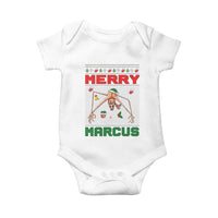 Marcus The Worm Meme Merry Marcus Baby Onesie Funny Ugly Christmas Gift - Wonder Print Shop