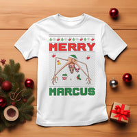 Marcus The Worm Meme Merry Marcus T Shirt Funny Ugly Christmas Gift - Wonder Print Shop