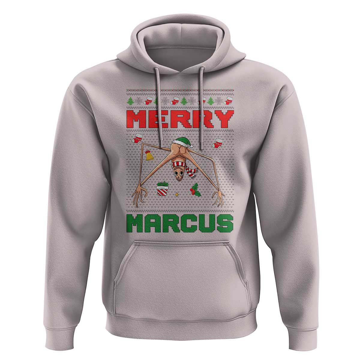 Marcus The Worm Meme Merry Marcus Hoodie Funny Ugly Christmas Gift - Wonder Print Shop