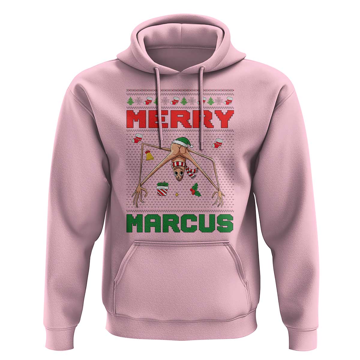 Marcus The Worm Meme Merry Marcus Hoodie Funny Ugly Christmas Gift - Wonder Print Shop