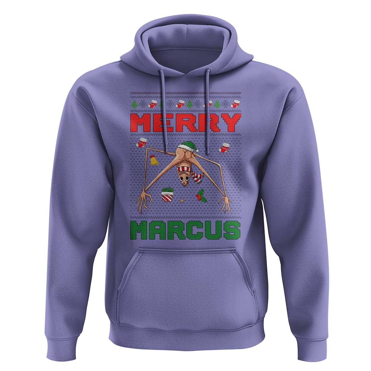 Marcus The Worm Meme Merry Marcus Hoodie Funny Ugly Christmas Gift - Wonder Print Shop