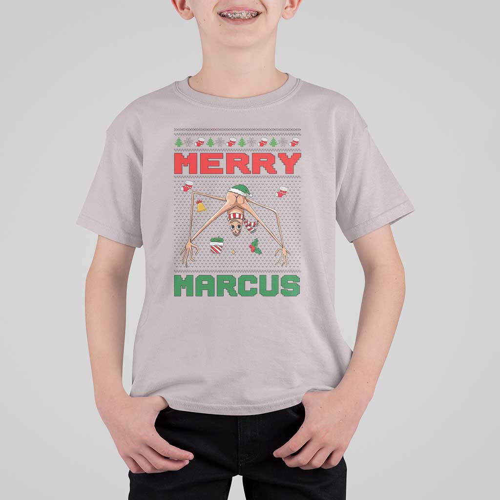 Marcus The Worm Meme Merry Marcus T Shirt For Kid Funny Ugly Christmas Gift - Wonder Print Shop