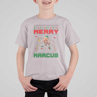 Marcus The Worm Meme Merry Marcus T Shirt For Kid Funny Ugly Christmas Gift - Wonder Print Shop