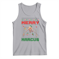 Marcus The Worm Meme Merry Marcus Tank Top Funny Ugly Christmas Gift - Wonder Print Shop