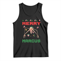 Marcus The Worm Meme Merry Marcus Tank Top Funny Ugly Christmas Gift - Wonder Print Shop