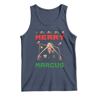 Marcus The Worm Meme Merry Marcus Tank Top Funny Ugly Christmas Gift - Wonder Print Shop