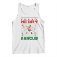 Marcus The Worm Meme Merry Marcus Tank Top Funny Ugly Christmas Gift - Wonder Print Shop