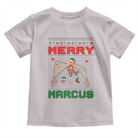 Marcus The Worm Meme Merry Marcus Toddler T Shirt Funny Ugly Christmas Gift - Wonder Print Shop