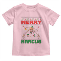 Marcus The Worm Meme Merry Marcus Toddler T Shirt Funny Ugly Christmas Gift - Wonder Print Shop