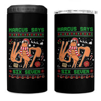 Marcus Says Six Seven 4 in 1 Can Cooler Tumbler Funny Ugly Christmas Meme Gift - Wonder Print Shop