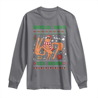 Marcus Says Six Seven Long Sleeve Shirt Funny Ugly Christmas Meme Gift - Wonder Print Shop