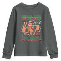 Marcus Says Six Seven Youth Sweatshirt Funny Ugly Christmas Meme Gift - Wonder Print Shop