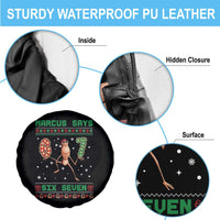 Marcus Says Six Seven Meme Christmas Ugly Sweater Spare Tire Cover Trendy Tiktok Gift - Wonder Print Shop