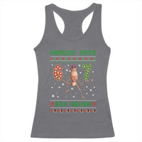 Marcus Says Six Seven Meme Christmas Ugly Sweater Racerback Tank Top Trendy Tiktok Gift - Wonder Print Shop