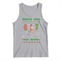 Marcus Says Six Seven Meme Christmas Ugly Sweater Tank Top Trendy Tiktok Gift - Wonder Print Shop
