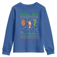 Marcus Says Six Seven Meme Christmas Ugly Sweater Youth Sweatshirt Trendy Tiktok Gift - Wonder Print Shop