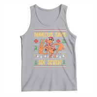 Funny Gen Z Alpha Ugly Christmas Gift Tank Top Marcus Says Six Seven - Wonder Print Shop