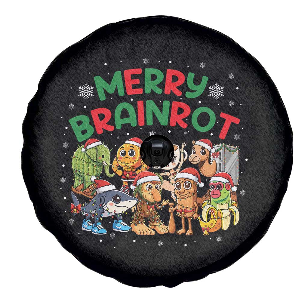Gen Z Italian Merry Brainrot Christmas Spare Tire Cover Meme Holiday Gift - Wonder Print Shop