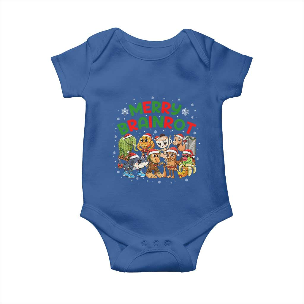 Gen Z Italian Merry Brainrot Christmas Baby Onesie Meme Holiday Gift - Wonder Print Shop