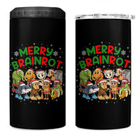 Gen Z Italian Merry Brainrot Christmas 4 in 1 Can Cooler Tumbler Meme Holiday Gift - Wonder Print Shop