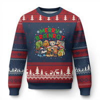 Gen Z Italian Merry Brainrot Xmas Ugly Christmas Sweater Meme Holiday Gift - Wonder Print Shop