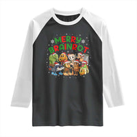 Gen Z Italian Merry Brainrot Christmas Raglan Shirt Meme Holiday Gift - Wonder Print Shop