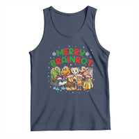 Gen Z Italian Merry Brainrot Christmas Tank Top Meme Holiday Gift - Wonder Print Shop
