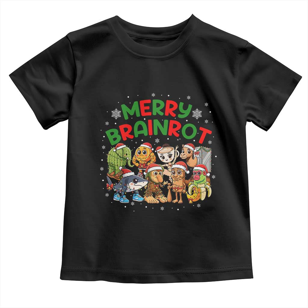 Gen Z Italian Merry Brainrot Christmas Toddler T Shirt Meme Holiday Gift - Wonder Print Shop